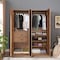 Manhattan Comfort Lee Module Wardrobe 2.0 & 3.0 Closet in Golden Brown, 2PK 2-WC0023-GB - alternate 2